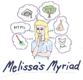 WELCOME 
TO  MELISSA'S  MYRIAD  logo  graphic
